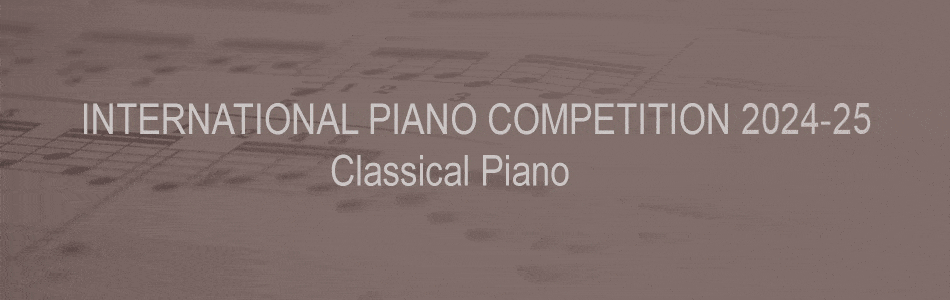International Piano Competition 2024-25, Classical Piano - de Bach au Jazz